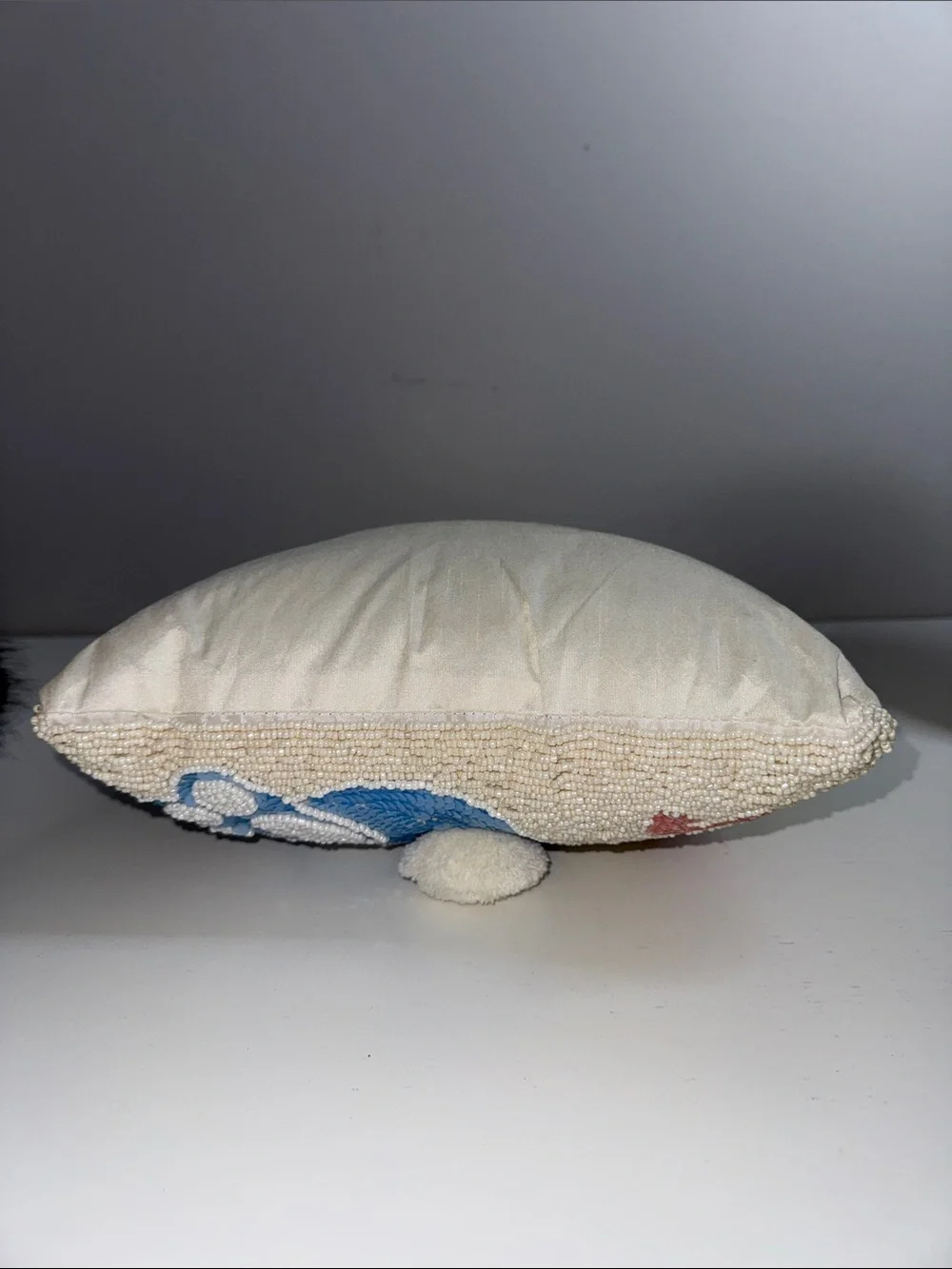 Beaded “Shake Your Bunny Tail” Easter Throw Pillow – DIY Project